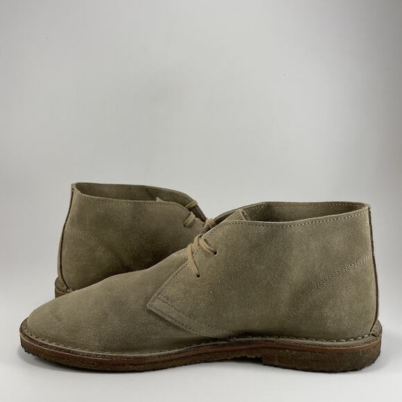 Rhodes Footwear Dylan Chukka Boots Mens Size 11 Tan Sand Suede Crepe Sole 2-Eye - Picture 11 of 11